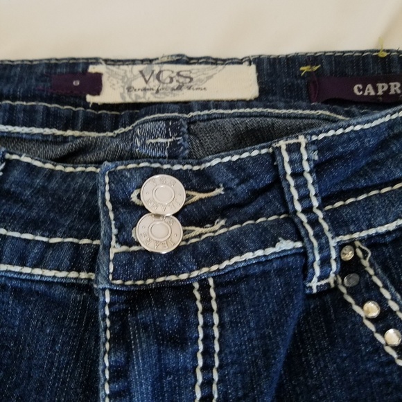 VGS Capri Cuffed Jeans - Picture 3 of 8